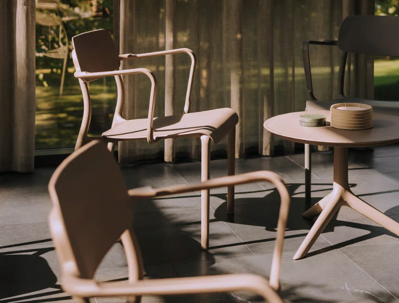 Стіл для саду пластиковий Prosperplast Rimo FRIS64-410C, бежевий Київ - фото 8