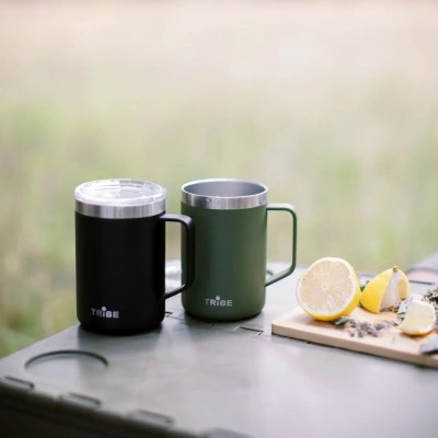 Термокружка Tribe Classic Mug 500 мл black (T-FA-0033-black) Винница - изображение 7