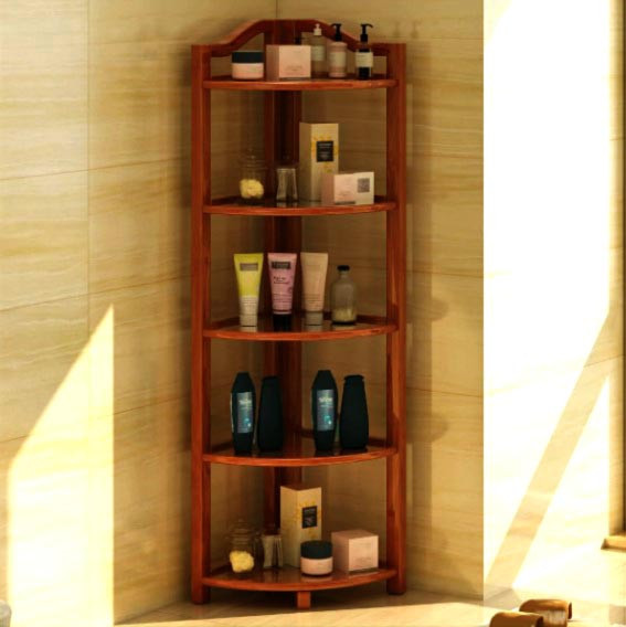 Стеллаж угловой для ванной 