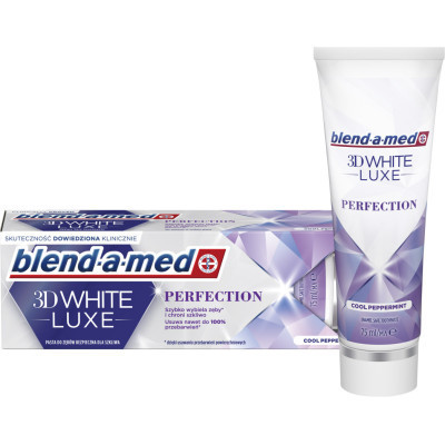 Зубная паста Blend-a-med 3D White Luxe Совершенство 75 мл (4084500743847) Винница - изображение 1