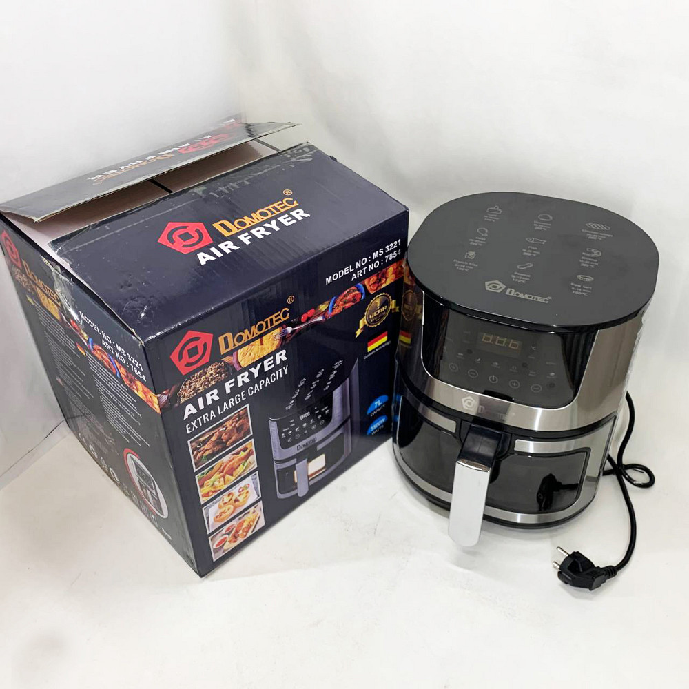 Аэрофритюрница-мультипечь для дома Domotec MS-3221 3500 Вт 7 л, Фритюрница для общепита QI-71 Львов - изображение 2