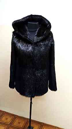 Полушубок женский из натурального меха стриженой нутрии р.42-58 длина 65см Харьков
