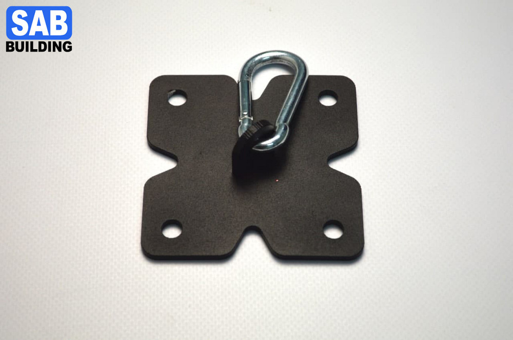 Стельовий кронштейн кріплення 10х10 см для боксерського мішка, груші, каната, петель TRX Харків - фото 3