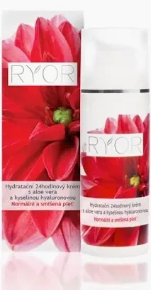 Увлажняющий крем с 24-часовым эффектом с алоэ и гиалуроновой кислотой 24-hour Moisturizing Cream Ryor, 50 мл Днепр - изображение 1