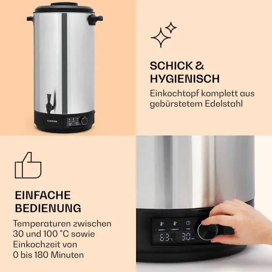 Б/У Машина для консервації глінтвейну термопот Klarstein Abbey 60 Німеччина Дніпро