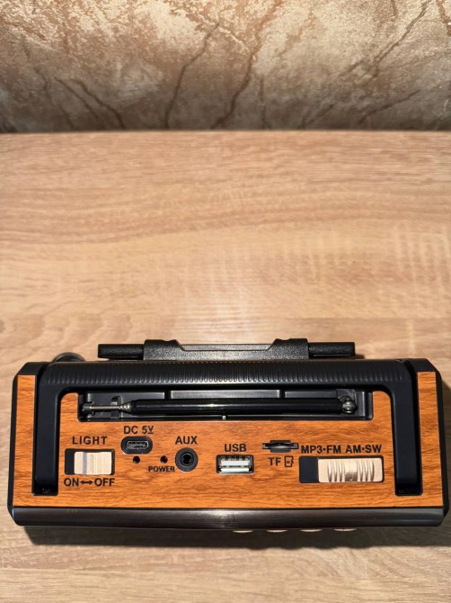 Радиоприемник Bluetooth Solar Meier MD-919-S с солнечной панелью, фонарем, MP3, USB, TF, аккумулятором 18650 Одесса - изображение 5