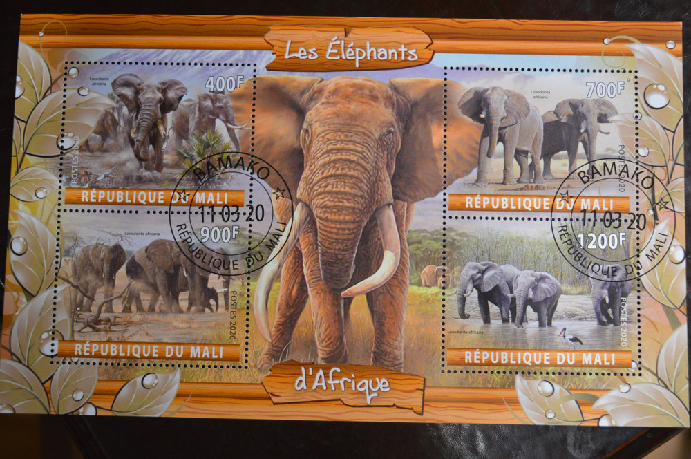 Мали. Марки. Фауна. Блок. 2020 год (В-2) Полтава - изображение 1