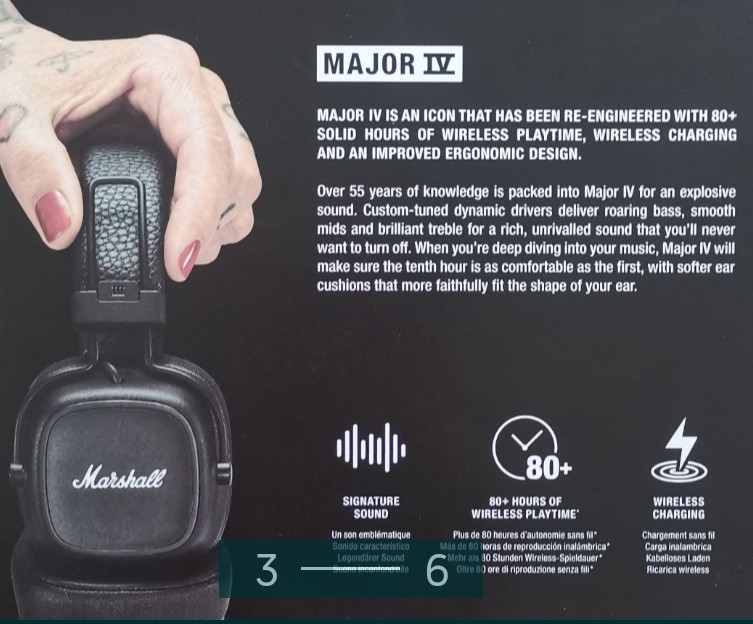 Наушники Marshall Major 4 Original. Киев - изображение 3