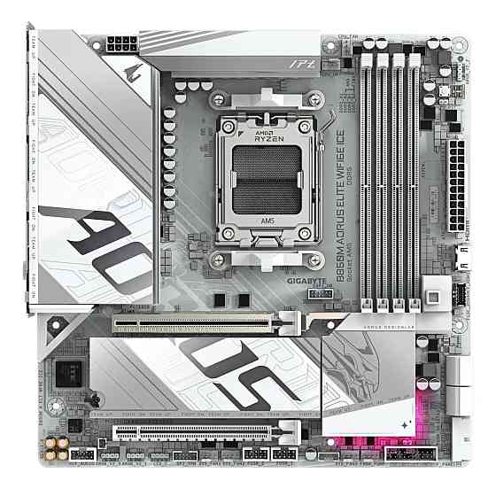 Материнська плата Gigabyte B850M Aorus Elite WiFi6E Ice Socket AM5 ( ATX ) Харків