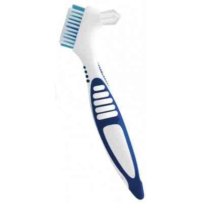 Зубная щетка Paro Swiss clinic denture brush для зубных протезов синяя (7610458009208-dark-blue) Винница