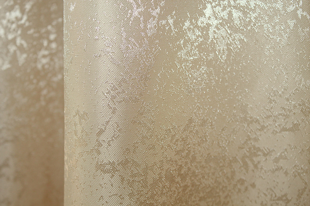 Комплект штор VR-Textil Жакард Мрамор Al1 № 438ш 130х170 см 2 шт Темно-бежевий (35-0103) Київ - фото 6