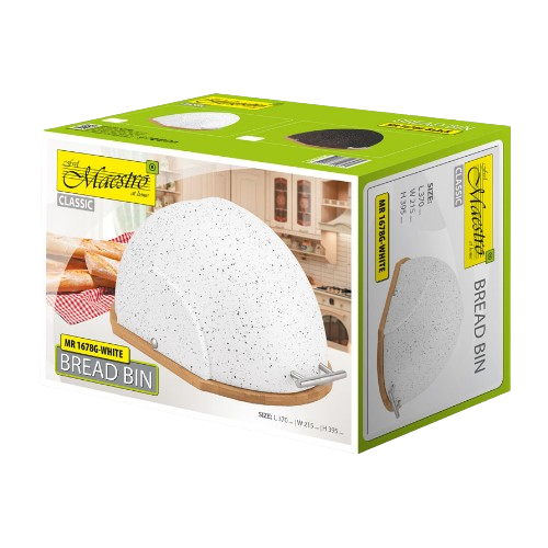 Хлібниця мала граніт білий MR-1678G-WHITE Maestro Житомир - фото 5