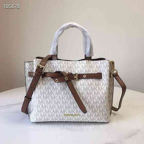 Брендова жіноча сумка MK Emilia grey LUX Київ