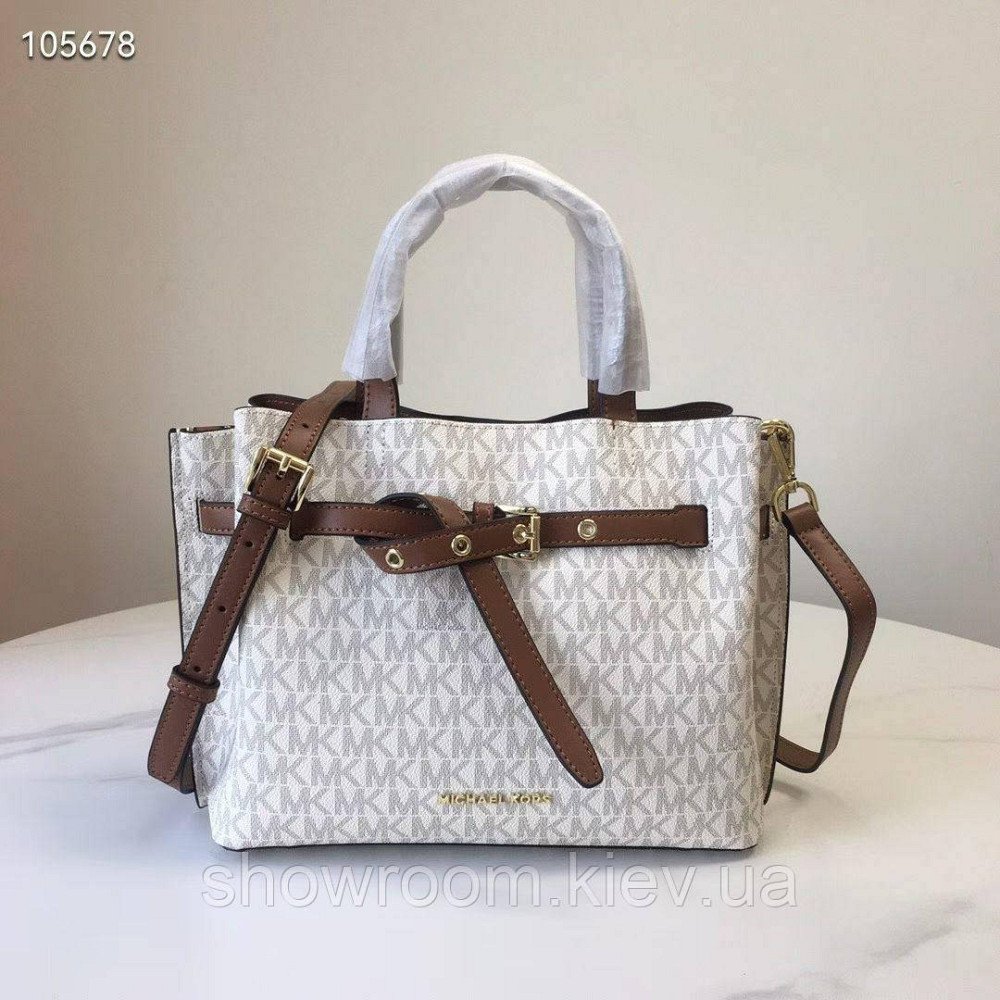 Брендовая женская сумочка MK Emilia grey LUX Киев - изображение 1