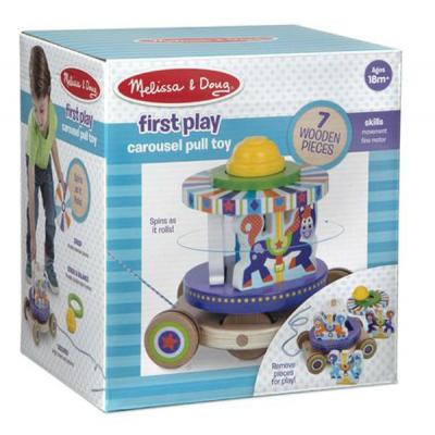 Развивающая игрушка Melissa&Doug Первая деревянная игрушка Карусель (MD13616) Винница - изображение 5