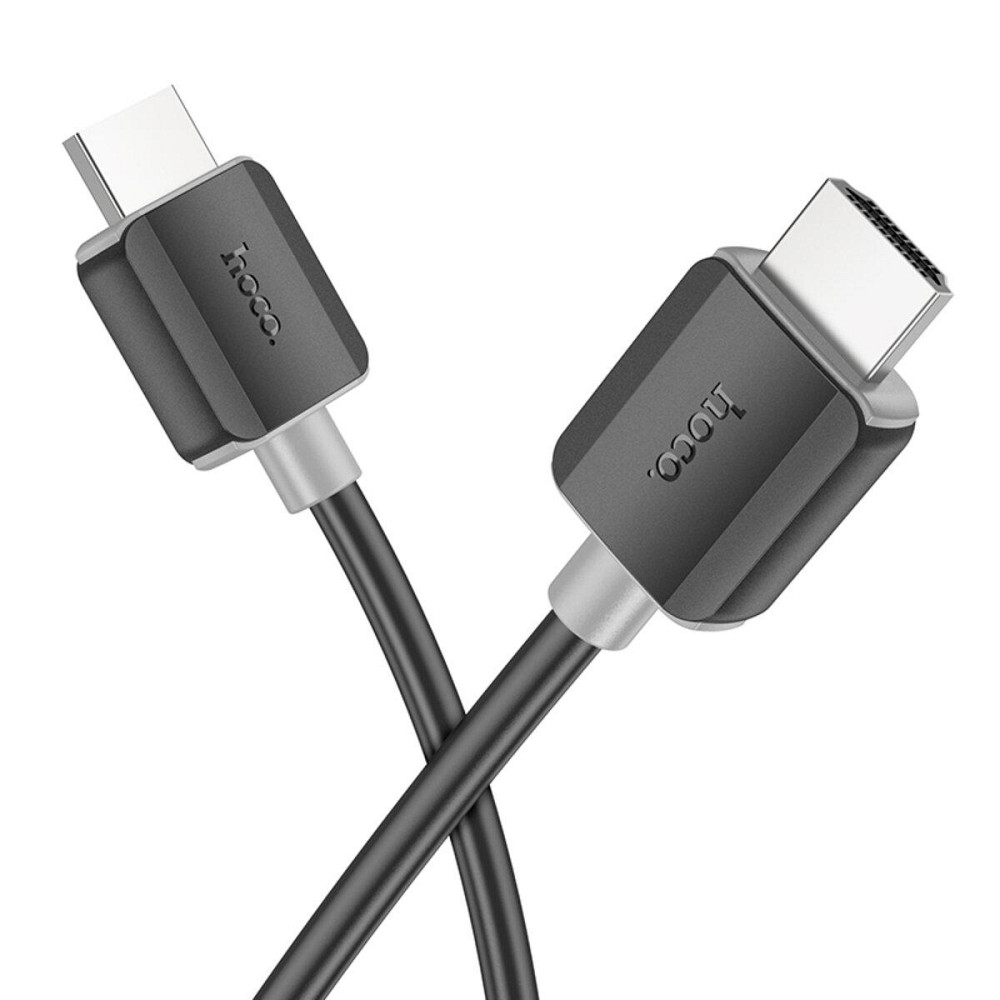 Кабель для видео видеокабель HOCO US08 HDTV 2.0 male-to-male 4K HD data cable Black 6931474799388 Одесса - изображение 2