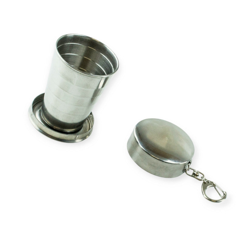 Стакан автомобільний нержавіюча сталь з кришкою 50мл Мукачево - фото 1