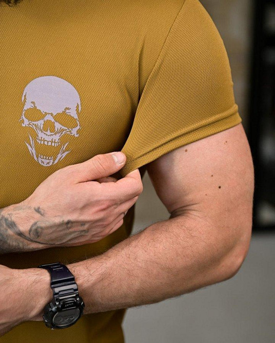 Тактическая потоотводящая футболка Не для слабких coyot ПП7710 Одесса - изображение 3