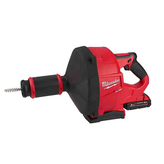 Машина прочистая аккумуляторная бесщеточная MILWAUKEE, M18 FDCPF10-201C, трос 10м (зарядное устройство М12-18 С, 1 аккумулятор М18 В2 Одесса