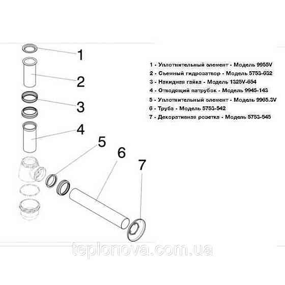 Сифон для биде VIEGA 1 1/4″х1 1/4″ хром бутыл. 114619 Черновцы