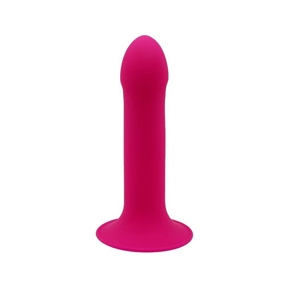 Дилдо з присоскою Adrien Lastic Hitsens 2 Pink, відмінно для страпона, макс. діам. 4см, довж. 16,7см Sex Aura Київ - фото 1