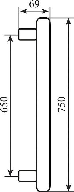 Ручка Colombo Wave MP 16 A мат.хром тян. Киев - изображение 2