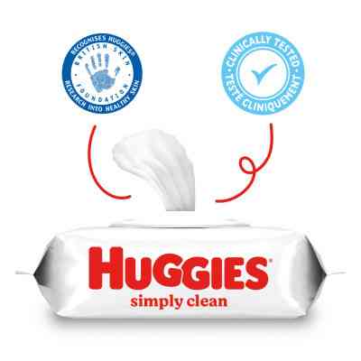 Дитячі вологі серветки Huggies Simply Clean 72 шт (5029053582238) Вінниця