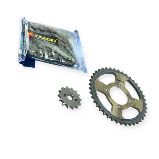 Звезда 428*41+428*14 мопед Дельта + цепь 98 зв комплект Мукачево