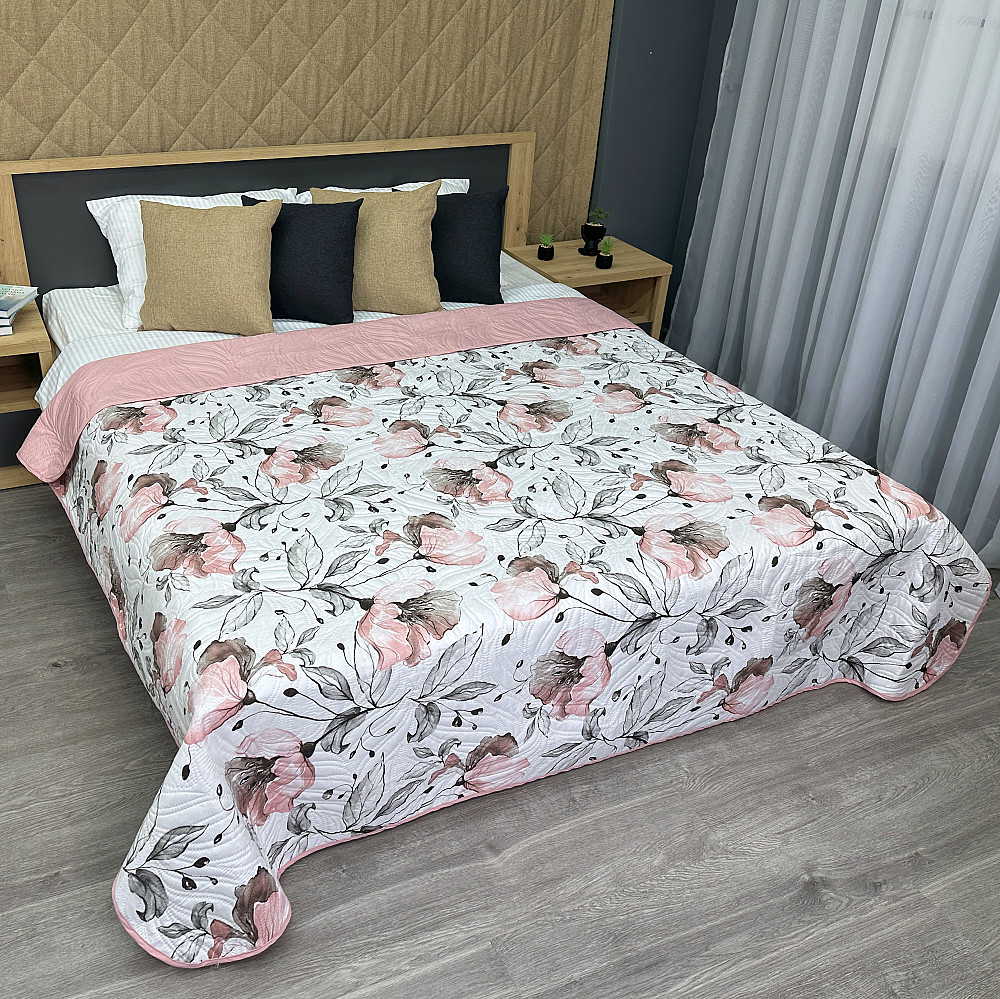 Покривало Decorator Dusty Blossom 160х215 см з різнобарвним квітковим принтом (85-181) Київ - фото 1