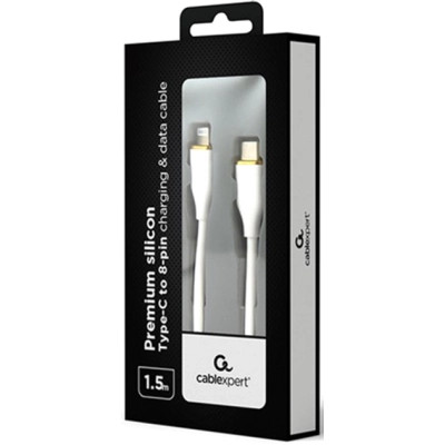 Дата кабель USB 2.0 AM to Lightning 1.5m 2.25A Cablexpert (CC-USB2S-CM8PM-1.5M-W) Винница - изображение 2