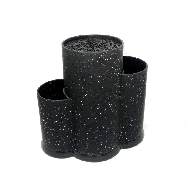 Подставка для ножей UNIQUE UN-1854 универсальная, пластиковый корпус, стильный дизайн, удобное хранение Одесса - изображение 3