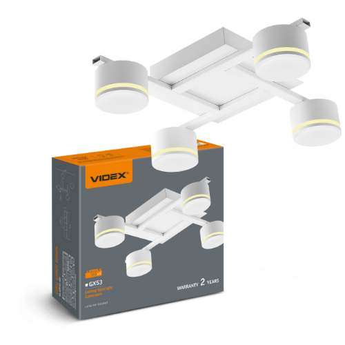 LED Світильник під лампу 4*GX53 накладний білий VL-SPF31-4W Videx Житомир
