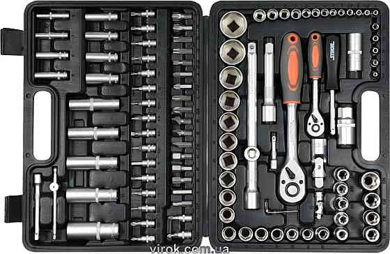 Набір головок торцевих, насадок STHOR : квадрат 1/2