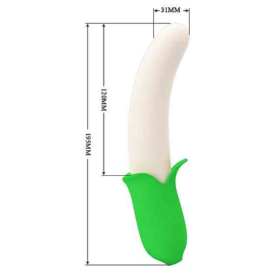 Вибратор PRETTY LOVE - Banana Knight, 7 vibration functions Sex Aura Киев