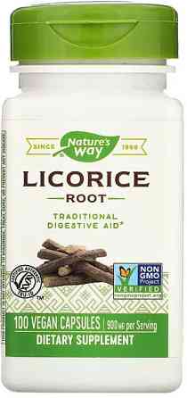 Корень солодки Naturе's Way 900 мг Licorice 100 капс Киев
