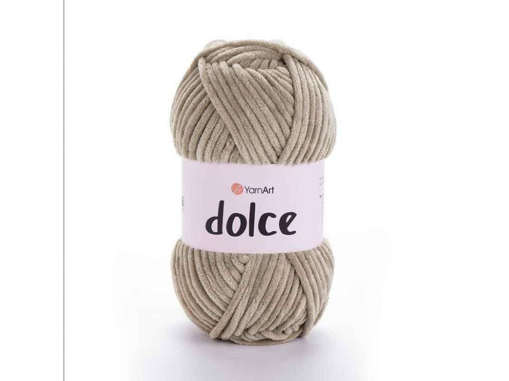 Пряжа Dolce світло-бежевий 100% мікрополіестр 120м 100г 5шт/уп 798 ТМ YarnArt Київ - фото 1