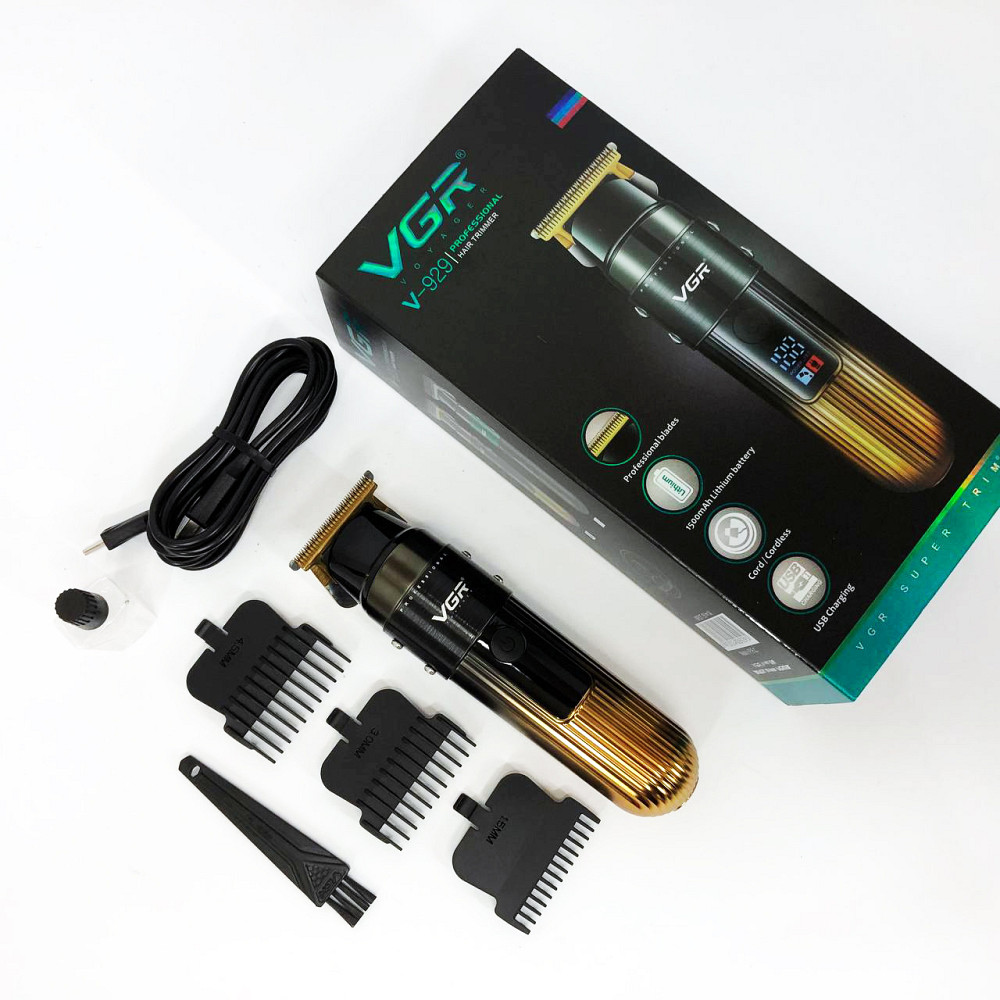 Машинка для стрижки хороша VGR V-929 Машинка для стрижки короткої підстригання PE-98 Київ - фото 2