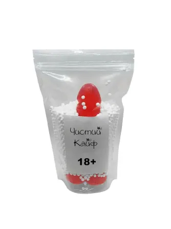 Крафтове мило-член із присоскою Чистий Кайф Red size L, натуральне Львів