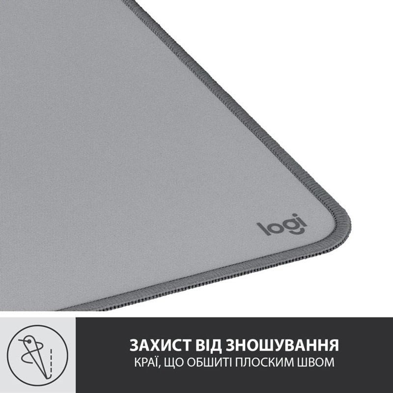 Килимок для мишi Logitech Desk Mat Studio Series Mid Grey (956-000052) (6794336) Киев - изображение 5