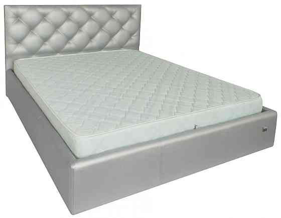 Кровать Двуспальная Bristol VIP 180 х 200 см Zeus Deluxe Silver С дополнительной металлической цельносварной рамой Серебристый Киев