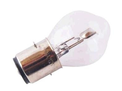 Лампа BA20D (2 вуса) 12V 25W/25W (груша) TOPCROWN Київ - фото 1