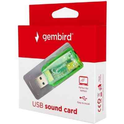 Перехідник USB2.0-Audio Gembird (SC-USB-01) Вінниця