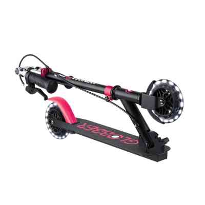 Самокат Globber Flow Element Junior Lights LED, чорно-рожевий (729-110) Вінниця