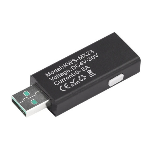 USB тестер KWS-MX23 4–30В 0–8А для вимірювання струму, напруги, потужності та енергії, вольтметр Київ - фото 4