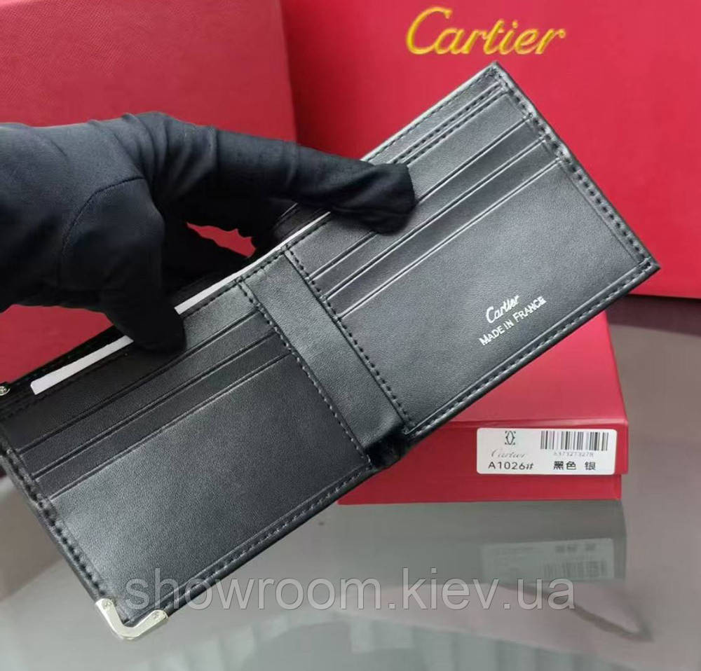 Мужское брендовое портмоне Cartier (1026) Киев - изображение 8
