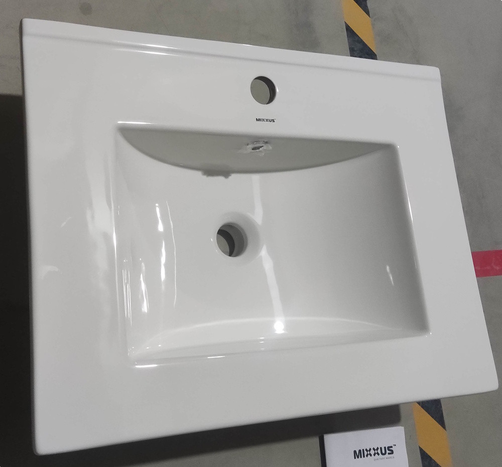 Раковина меблева Mixxus Premium CUBIC-1501 610х460х170mm з отвором під змішувач та переливом  ( MP6495 ) 28287 Харків - фото 6