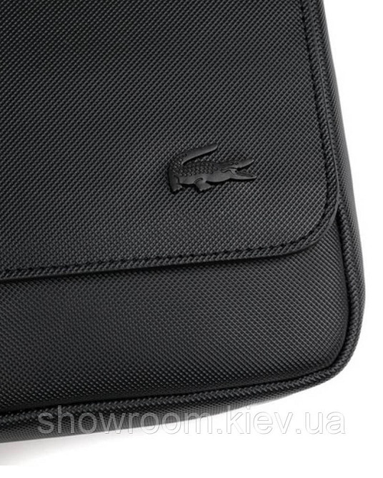 Мужская сумка Lacoste (2027) черная Киев - изображение 8