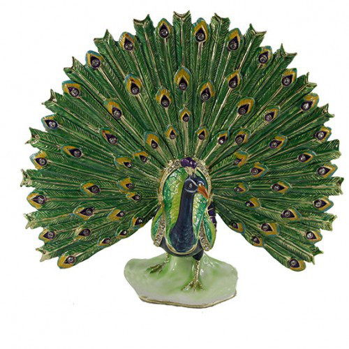 Шкатулка фигурка со стразами Павлин Киев - изображение 1