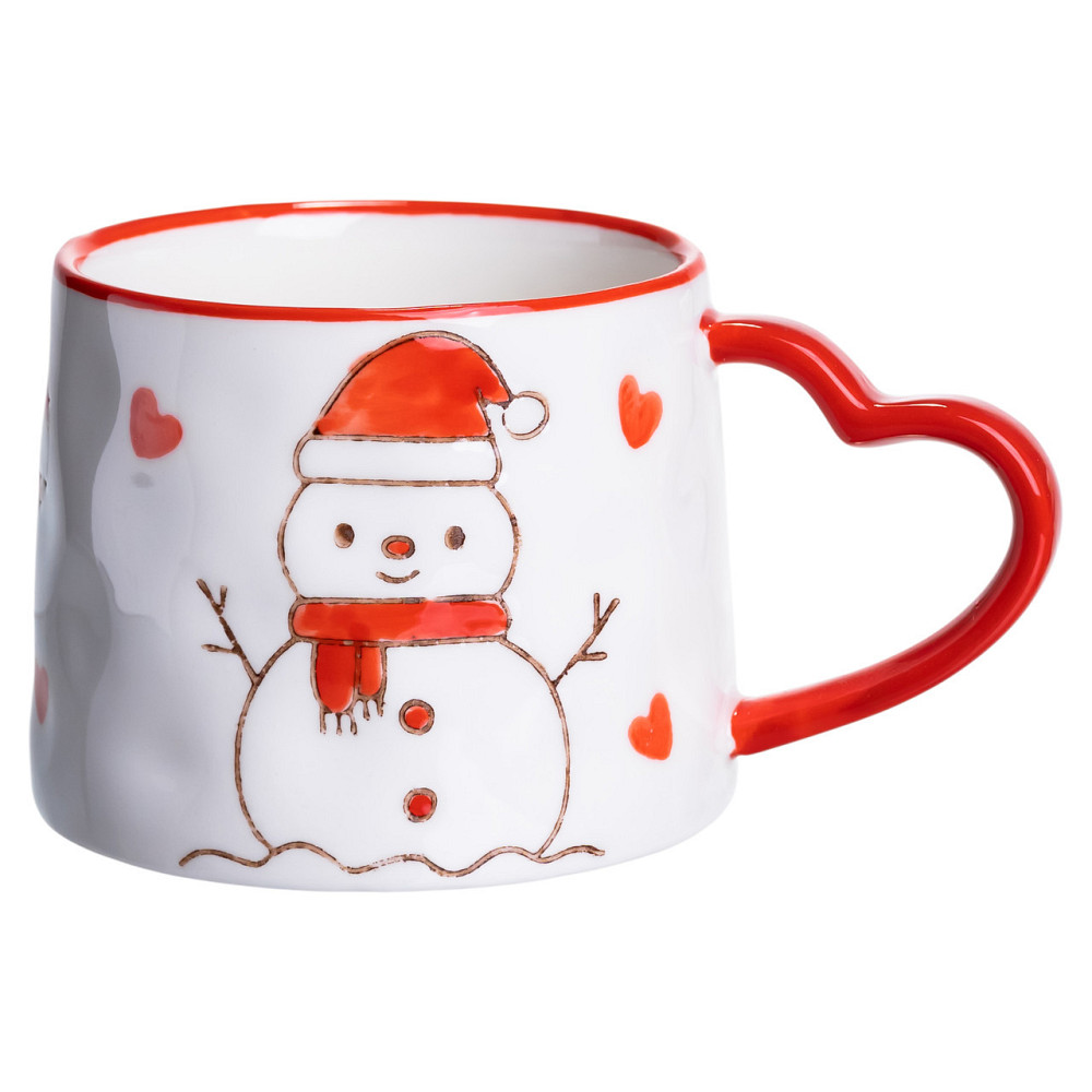 Чашка Снеговик новогодняя фарфоровая 350 мл Киев - изображение 3