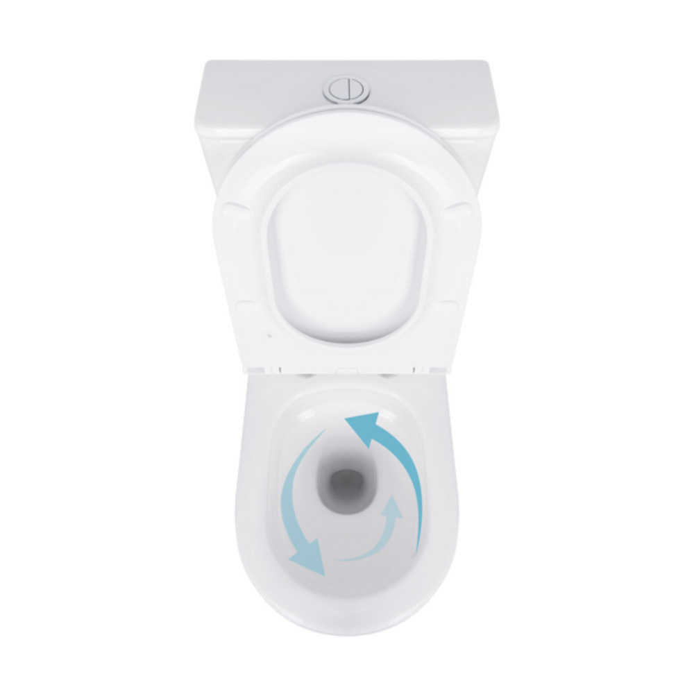 Унітаз підлоговий Qtap Robin New Ultra Quiet безобідковий із сидінням Soft-Close WHITE QT13226083AW Київ - фото 6